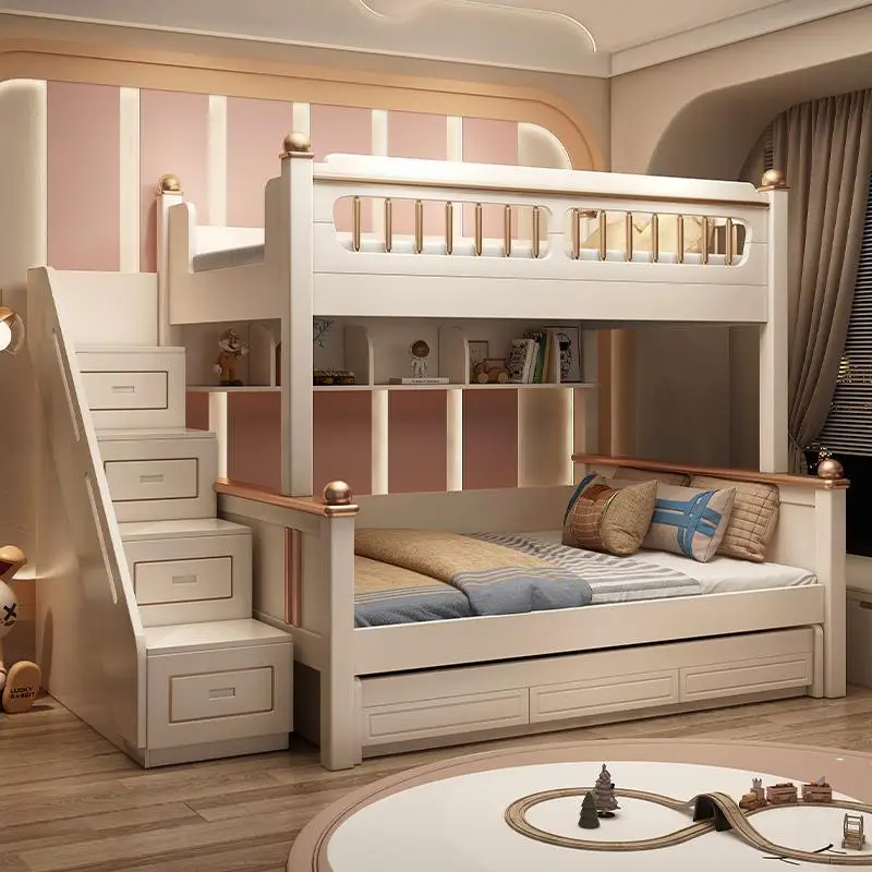 سرير بطابقين خشبي مقاس 135x190 - مراجعة King Size Bed Frame With Storage Drawers وسعره